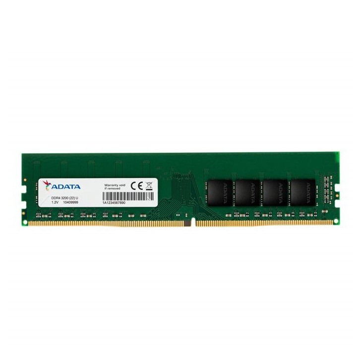 Barrette mémoire PC - ADATA - STANDARD - 8 Go DDR4 - U-DIMM - 3200 MHz CL22 Barrette mémoire PC - ADATA - STANDARD - 8 Go DDR4 - U-DIMM - 3200 MHz CL22