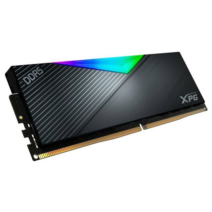 Barrette mémoire PC - ADATA - LANCER RGB - 16 Go DDR5 - U-DIMM - 6000 MHz CL40 Noir Barrette mémoire PC - ADATA - LANCER RGB - 16 Go DDR5 - U-DIMM - 6000 MHz CL40 Noir