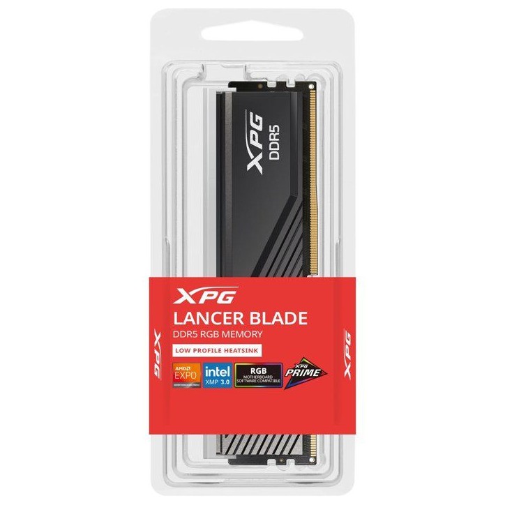 Barrette mémoire PC - ADATA - LANCER BLADE RGB - 16 Go DDR5 - U-DIMM - 6000 MHz CL40