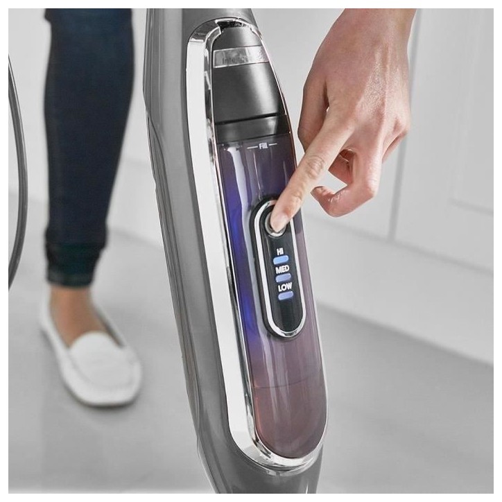 Balai vapeur SHARK S6003EU - Mode Steam Blast - Lingettes lavables - Réservoir 350ml - 1200W - Gris/Bordeaux Balai vapeur SHARK S6003EU - Mode Steam Blast - Lingettes lavables - Réservoir 350ml - 1200W - Gris/Bordeaux