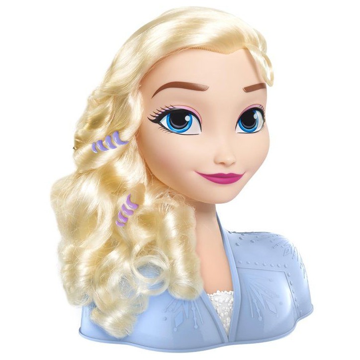 Tête à coiffer - DISNEY - La Reine des Neiges - Elsa - 14 accessoires - Dès 3 ans Tête à coiffer - DISNEY - La Reine des Neiges - Elsa - 14 accessoires - Dès 3 ans