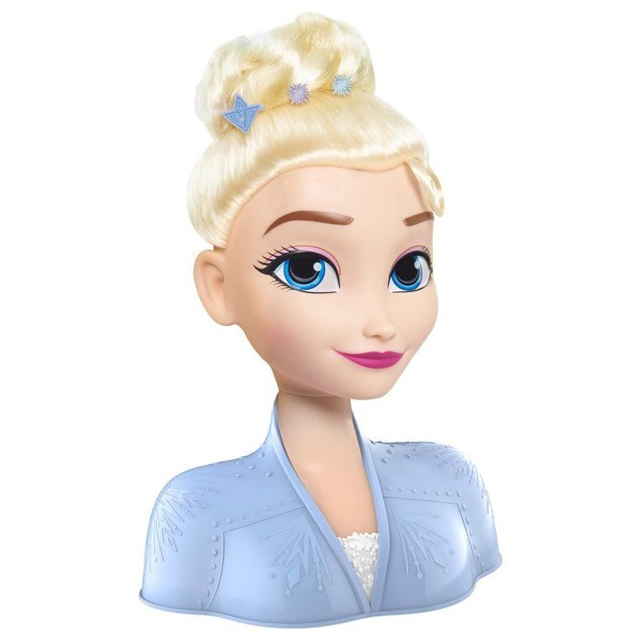 Tête à coiffer - DISNEY - La Reine des Neiges - Elsa - 14 accessoires - Dès 3 ans Tête à coiffer - DISNEY - La Reine des Neiges - Elsa - 14 accessoires - Dès 3 ans