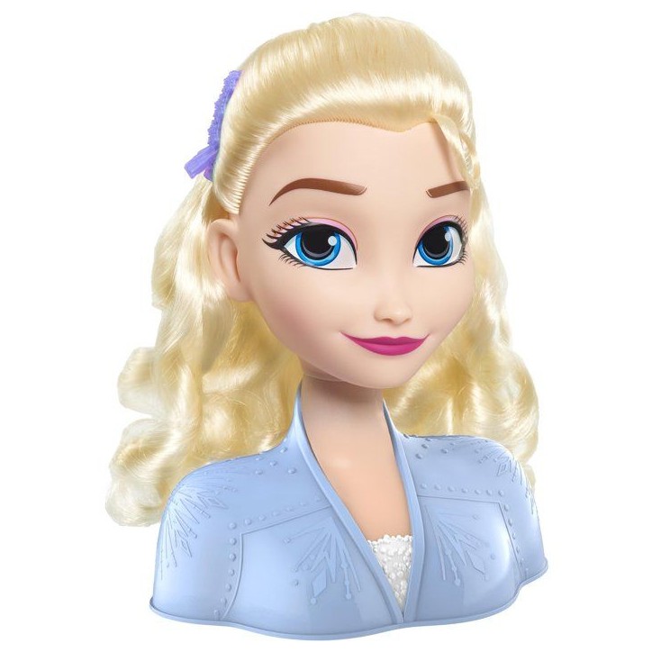 Tête à coiffer - DISNEY - La Reine des Neiges - Elsa - 14 accessoires - Dès 3 ans Tête à coiffer - DISNEY - La Reine des Neiges - Elsa - 14 accessoires - Dès 3 ans