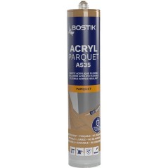 Mastic acrylique - BOSTIK - Joint Acryl Parquet - Compatible tous vern