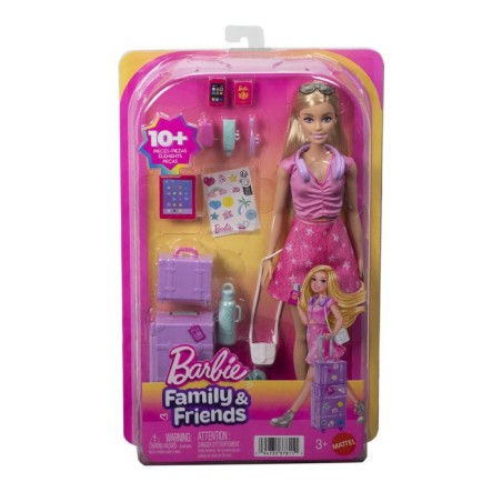 Poupée mannequin - Barbie - Malibu Aventures Sans Limites avec bagage