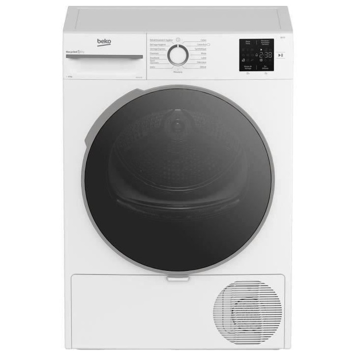 Sèche-linge pompe à chaleur BEKO B300 D0H11230 - 12 kg - Induction - L60cm - Blanc Sèche-linge pompe à chaleur BEKO B300 D0H11230 - 12 kg - Induction - L60cm - Blanc
