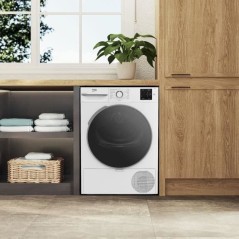 Sèche-linge pompe à chaleur BEKO B300 D0H11230 - 12 kg - Induction - L60cm - Blanc