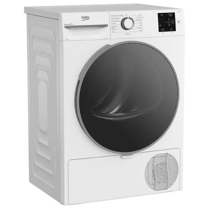 Sèche-linge pompe à chaleur BEKO B300 D0H11230 - 12 kg - Induction - L60cm - Blanc Sèche-linge pompe à chaleur BEKO B300 D0H11230 - 12 kg - Induction - L60cm - Blanc