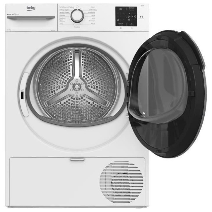 Sèche-linge pompe à chaleur BEKO B300 D0H11230 - 12 kg - Induction - L60cm - Blanc Sèche-linge pompe à chaleur BEKO B300 D0H11230 - 12 kg - Induction - L60cm - Blanc