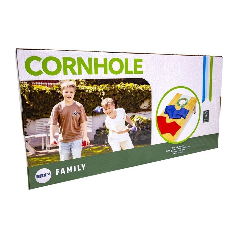 Cornhole Family - Jeu d'extérieur - BEX - 2 joueurs minimum - Dès 8