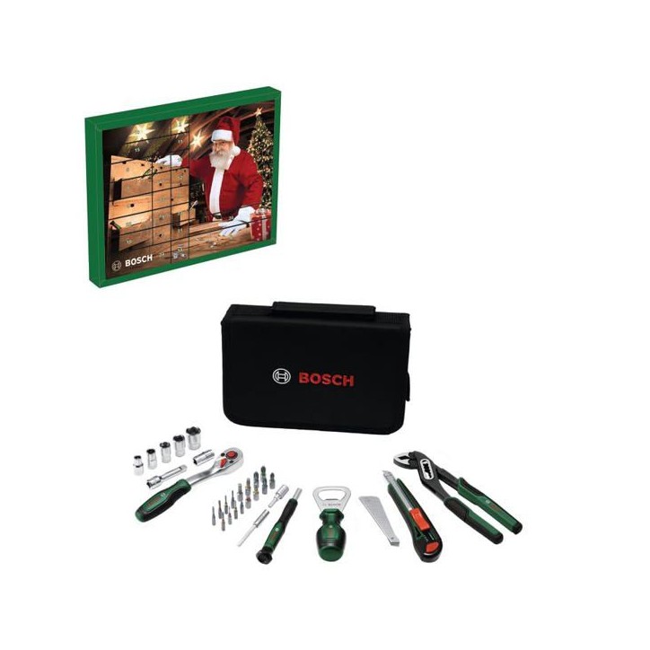 Calendrier de l'avent 2026 - Bosch - avec 43 pcs dans une pochette zippée