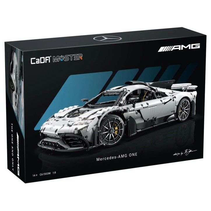 CADA Master - Jeu de construction - Mercedes-AMG Project one - Échelle 1:8 - 3295 pièces - Dès 14 ans - Radiocommandé