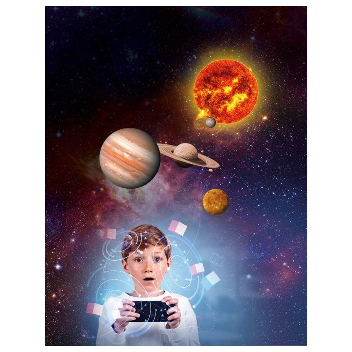 Exploraglobe - Réalité augmentée - Clementoni - Globe interactif - 500 questions - Voyage à travers le monde
