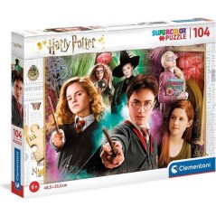 Clementoni - Harry Potter - Puzzles 104 Pièces Super - Puzzle enfant