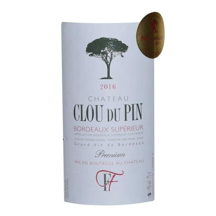 Château Clou du Pin Premium 2021 Bordeaux - Vin rouge de Bordeaux