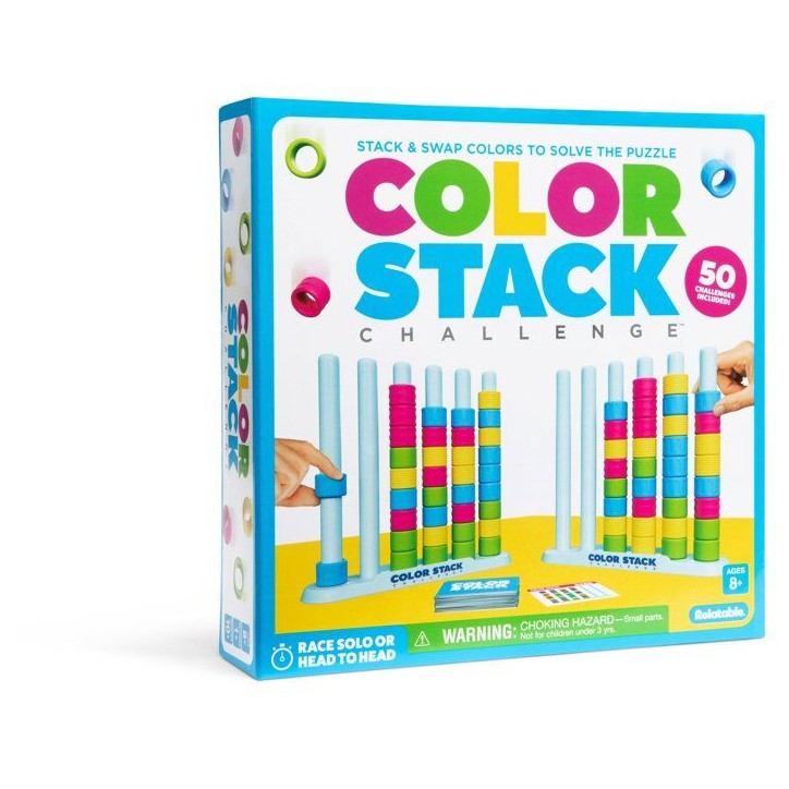 Jeu de réflexion - Color Stack - Défis de rapidité - Mode solo et duel - Dès 6 ans Jeu de réflexion - Color Stack - Défis de rapidité - Mode solo et duel - Dès 6 ans