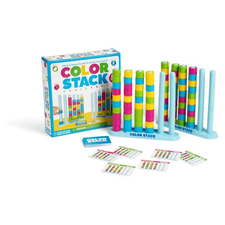 Jeu de réflexion - Color Stack - Défis de rapidité - Mode solo et duel - Dès 6 ans Jeu de réflexion - Color Stack - Défis de rapidité - Mode solo et duel - Dès 6 ans