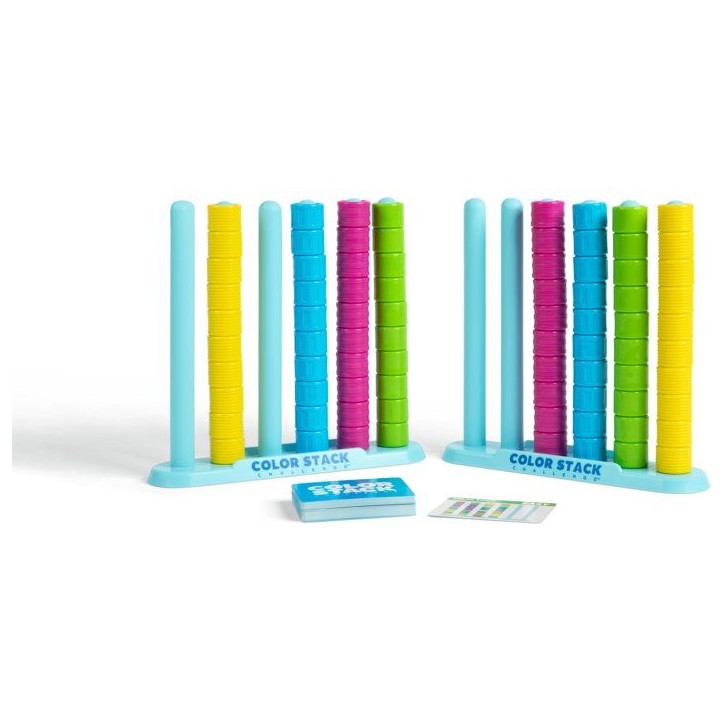 Jeu de réflexion - Color Stack - Défis de rapidité - Mode solo et duel - Dès 6 ans Jeu de réflexion - Color Stack - Défis de rapidité - Mode solo et duel - Dès 6 ans