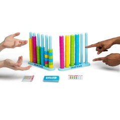 Jeu de réflexion - Color Stack - Défis de rapidité - Mode solo et d