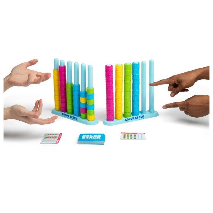 Jeu de réflexion - Color Stack - Défis de rapidité - Mode solo et duel - Dès 6 ans Jeu de réflexion - Color Stack - Défis de rapidité - Mode solo et duel - Dès 6 ans