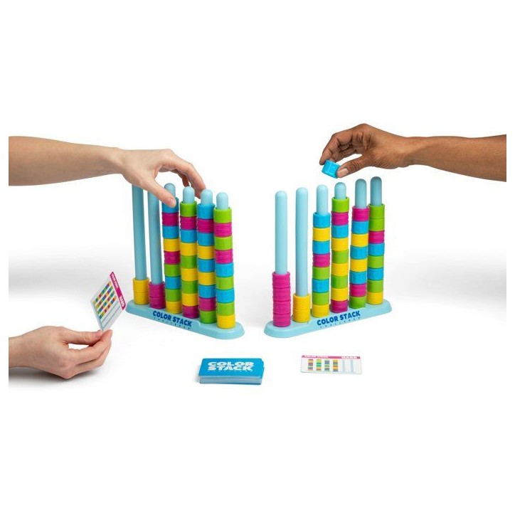 Jeu de réflexion - Color Stack - Défis de rapidité - Mode solo et duel - Dès 6 ans Jeu de réflexion - Color Stack - Défis de rapidité - Mode solo et duel - Dès 6 ans