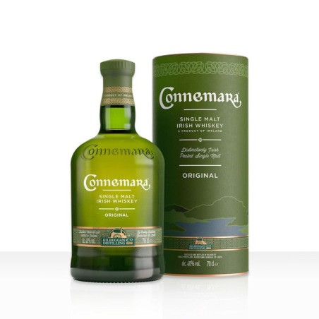 Connemara Original Single Malt Tourbé Irlandais avec étui 40% vol |
