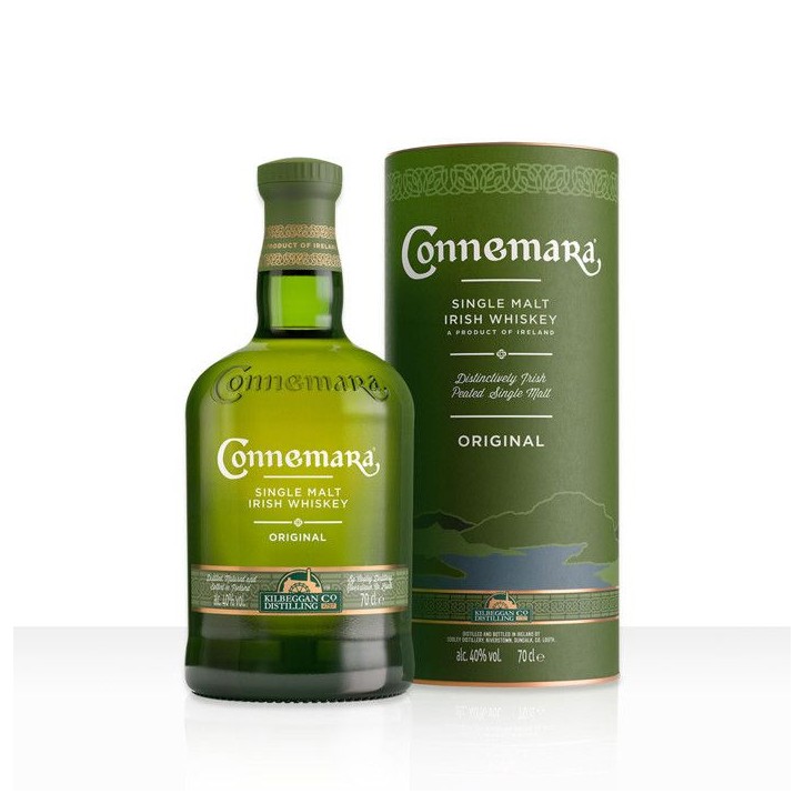 Connemara Original Single Malt Tourbé Irlandais avec étui 40% vol | 70cl