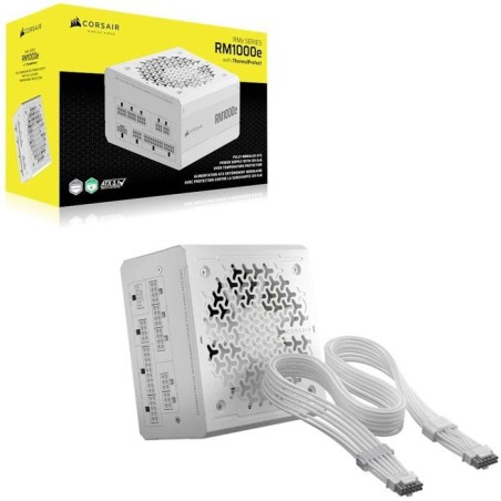 CORSAIR - RM1000e ThermalProtect White - Alimentation PC - 1000 W