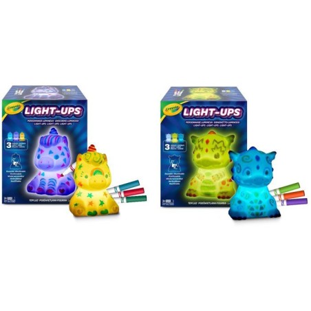 Activité lumineuse créative - CRAYOLA - Light-Ups Licorne/Dragon - R