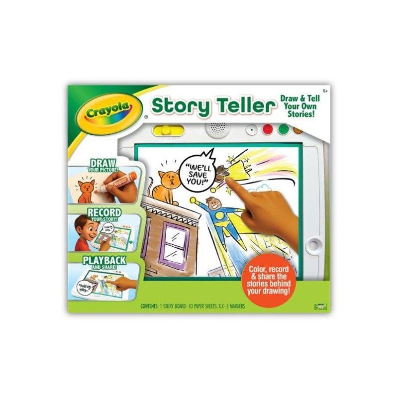 Coffret histoires à colorier - CRAYOLA - Story Teller - Dessin créat