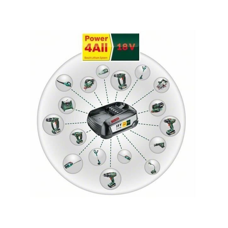 Elagueuse sur perche sans fil Bosch - UniversalChainPole 18 (Livré avec 1 batterie 18V-2,5Ah, coupe : 15cm) Elagueuse sur perche sans fil Bosch - UniversalChainPole 18 (Livré avec 1 batterie 18V-2,5Ah, coupe : 15cm)