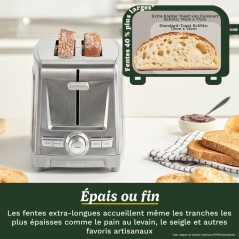 Grille-pain - CUISINART - Core Collection - 2 tranches - Fentes extra