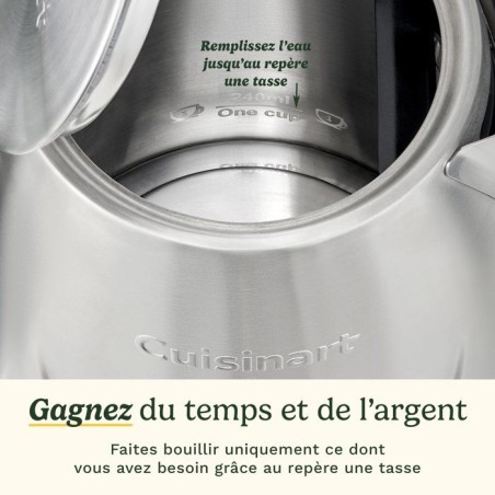 Bouilloire électrique - CUISINART - Core Collection - 1,7 L - Acier inoxydable - Double paroi