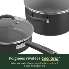 Batterie de cuisine antiadhésive - CUISINART - Ceramica XT - 11 pièc