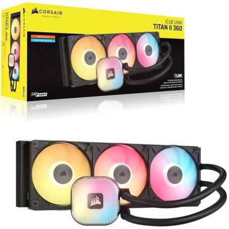 CORSAIR - iCUE LINK TITAN II 360 RX RGB - Watercooling CPU - 360 mm