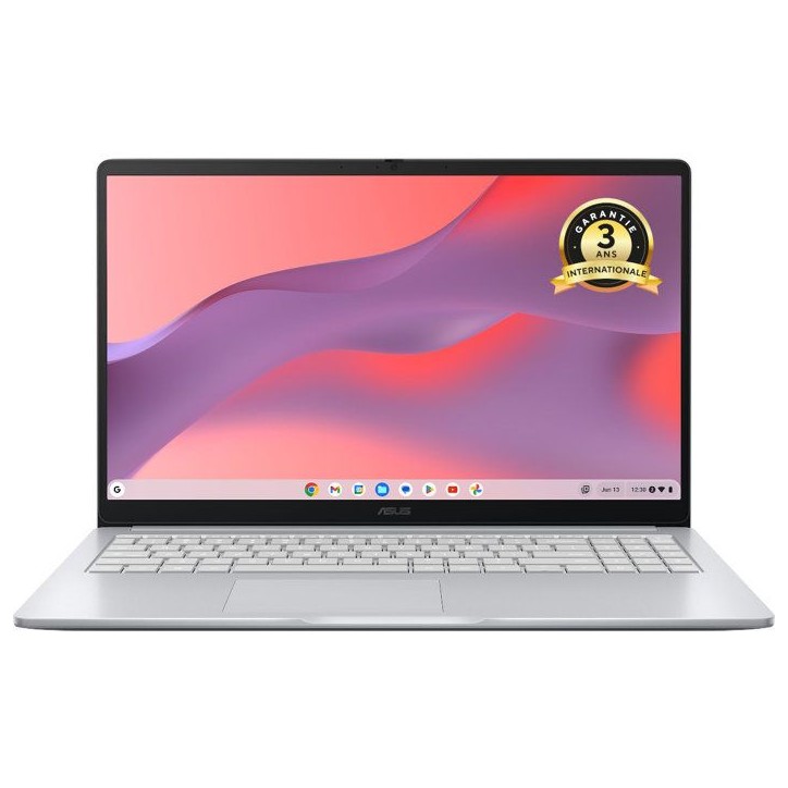 Ordinateur Portable ASUS Chromebook CX1505 : Chrome OS - 15,6" FHD - Intel N50 - RAM 8Go - 128Go eMMC Ordinateur Portable ASUS Chromebook CX1505 : Chrome OS - 15,6" FHD - Intel N50 - RAM 8Go - 128Go eMMC
