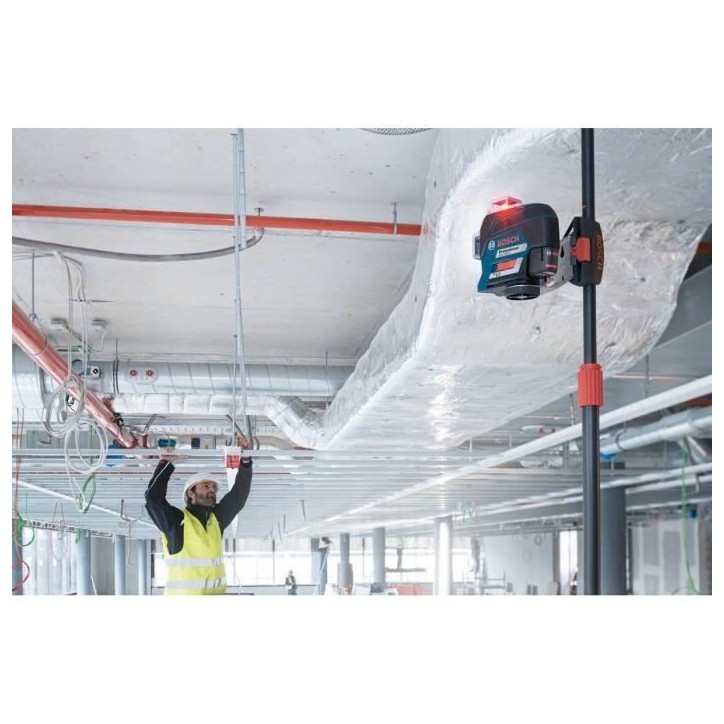 Niveau laser lignes Bosch Professional GLL 3-80 C - 0601063R00 - Noir et bleu - Sans fil - Portée 120 m Niveau laser lignes Bosch Professional GLL 3-80 C - 0601063R00 - Noir et bleu - Sans fil - Portée 120 m