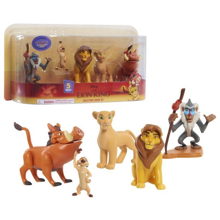 Coffret 5 figurines - DISNEY - Le Roi Lion - Non articulées - 8 cm - Dès 3 ans Coffret 5 figurines - DISNEY - Le Roi Lion - Non articulées - 8 cm - Dès 3 ans