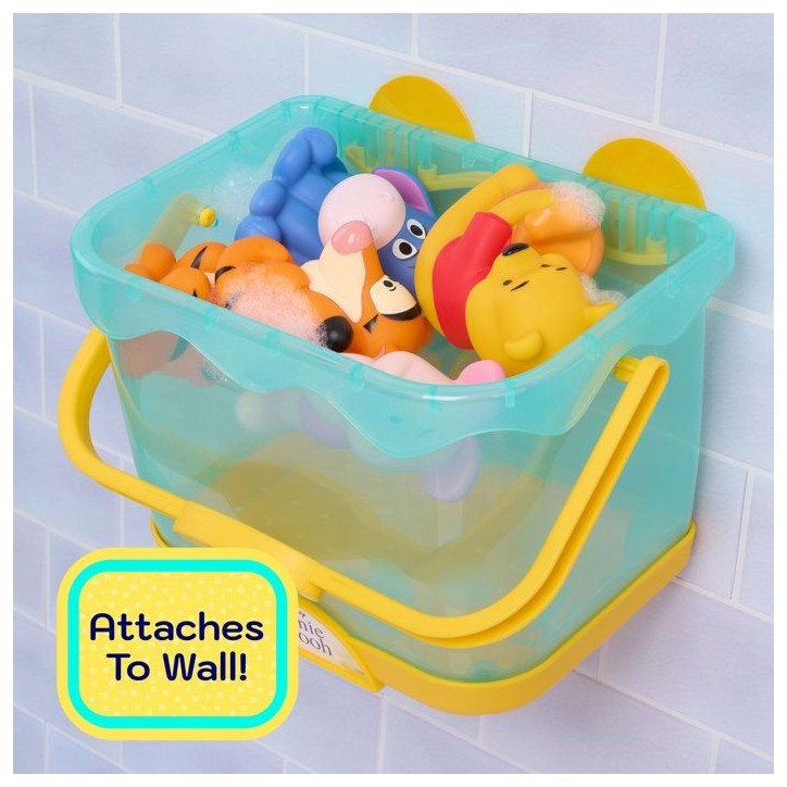 Jouets de bain - DISNEY Winnie l'Ourson - 5 figurines - Panier de rangement - 12 cm Jouets de bain - DISNEY Winnie l'Ourson - 5 figurines - Panier de rangement - 12 cm