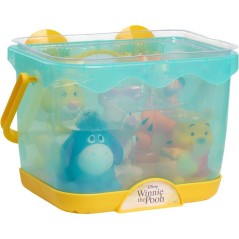 Jouets de bain - DISNEY Winnie l'Ourson - 5 figurines - Panier de rang