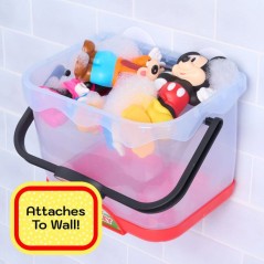 Jouets de bain - DISNEY Mickey Mouse - 5 figurines - Panier de rangement - 12 cm