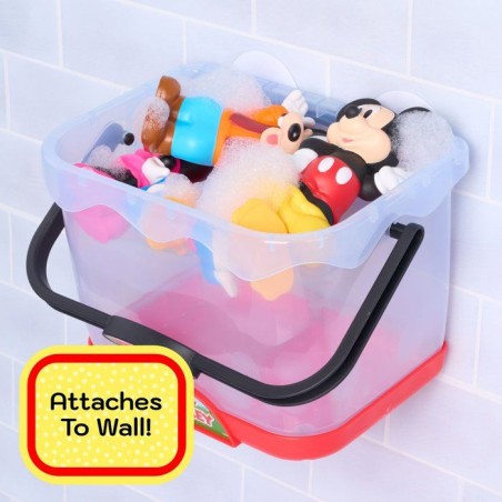 Jouets de bain - DISNEY Mickey Mouse - 5 figurines - Panier de rangement - 12 cm