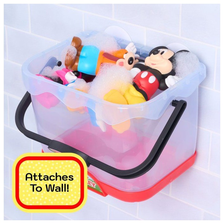 Jouets de bain - DISNEY Mickey Mouse - 5 figurines - Panier de rangement - 12 cm Jouets de bain - DISNEY Mickey Mouse - 5 figurines - Panier de rangement - 12 cm