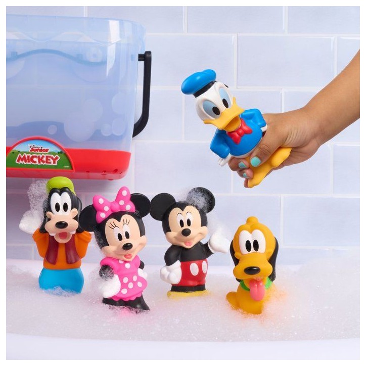 Jouets de bain - DISNEY Mickey Mouse - 5 figurines - Panier de rangement - 12 cm Jouets de bain - DISNEY Mickey Mouse - 5 figurines - Panier de rangement - 12 cm