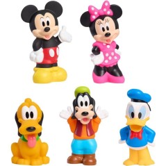 Jouets de bain - DISNEY Mickey Mouse - 5 figurines - Panier de rangeme