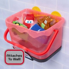 Jouets de bain - DISNEY Cars - Set de 5 figurines - Panier de rangement - 12 cm