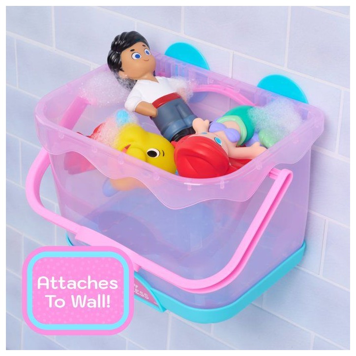 Jouets de bain - DISNEY Princess La Petite Sirène - 5 figurines - Panier de rangement