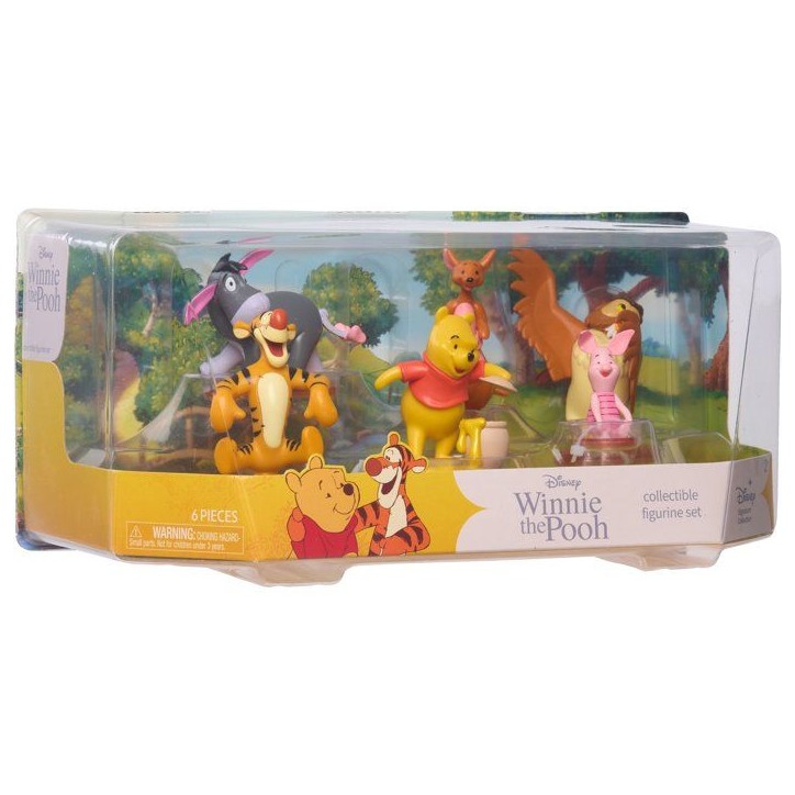 Coffret figurines - DISNEY - Winnie l'Ourson - 6 figurines de 8 cm - Collection Coffret figurines - DISNEY - Winnie l'Ourson - 6 figurines de 8 cm - Collection