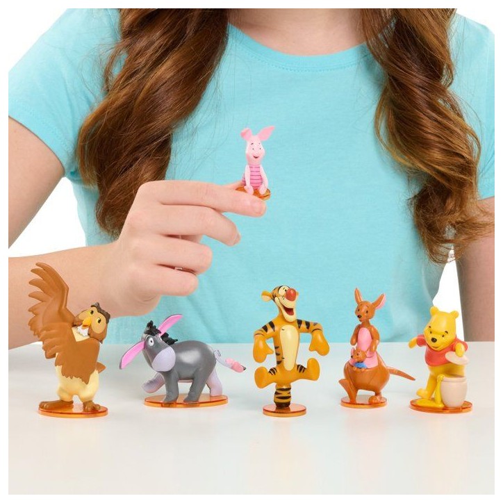 Coffret figurines - DISNEY - Winnie l'Ourson - 6 figurines de 8 cm - Collection Coffret figurines - DISNEY - Winnie l'Ourson - 6 figurines de 8 cm - Collection