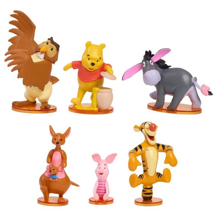 Coffret figurines - DISNEY - Winnie l'Ourson - 6 figurines de 8 cm - Collection Coffret figurines - DISNEY - Winnie l'Ourson - 6 figurines de 8 cm - Collection